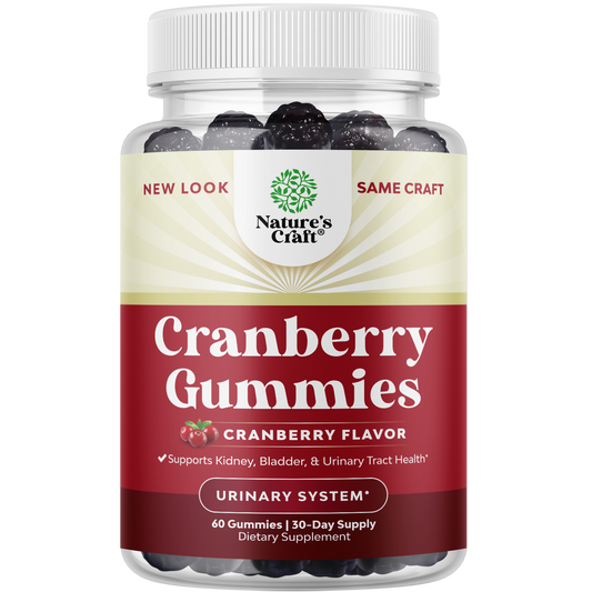 Cranberry Gummies 1000mg per serving - 60 Gummies
