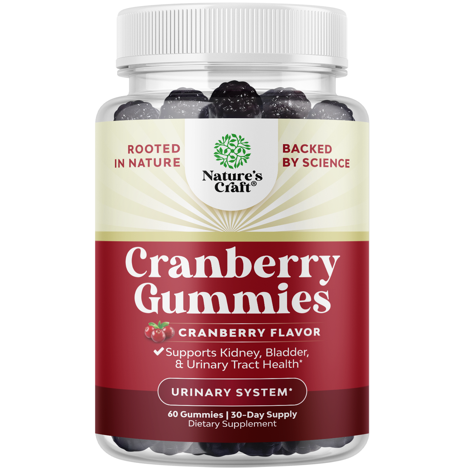 Cranberry Gummies 1000mg per serving