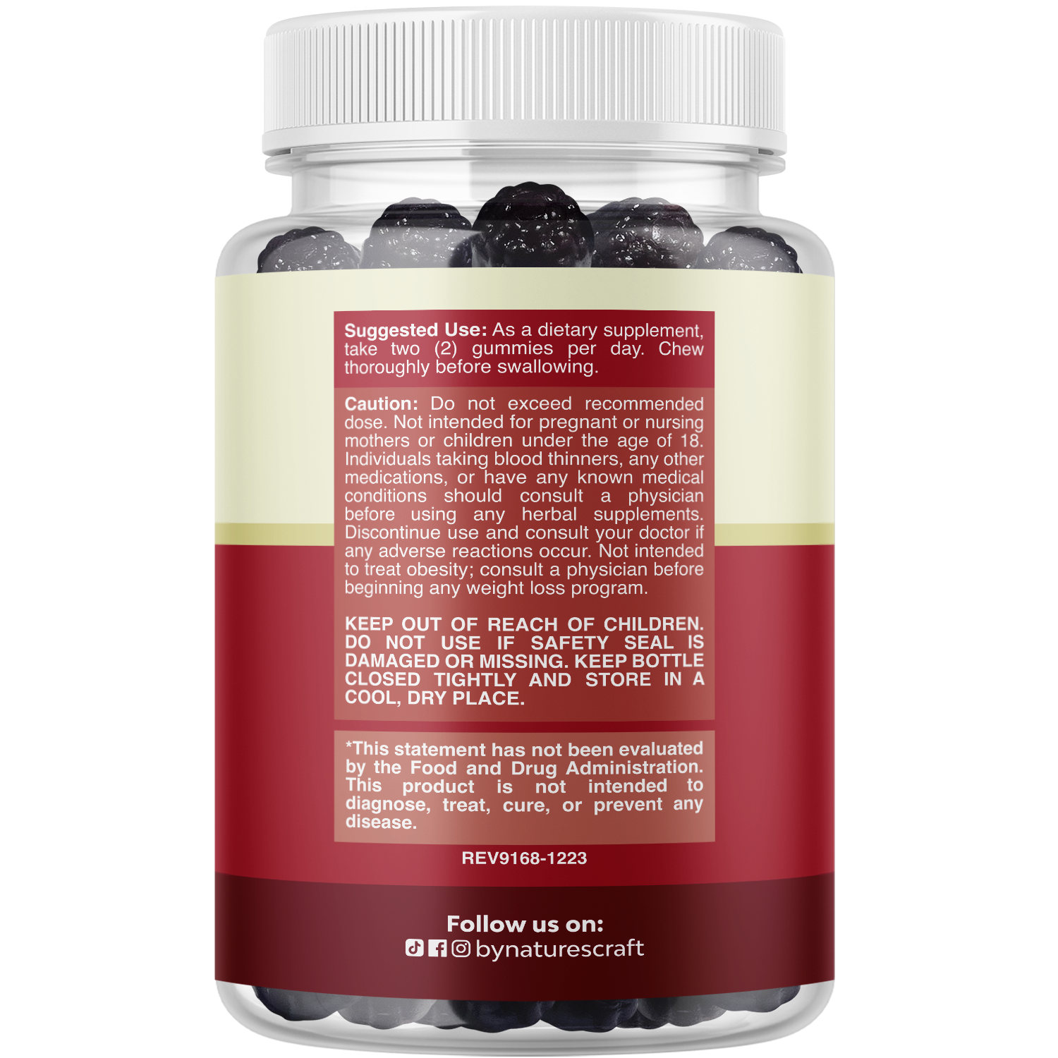 Cranberry Gummies 1000mg per serving