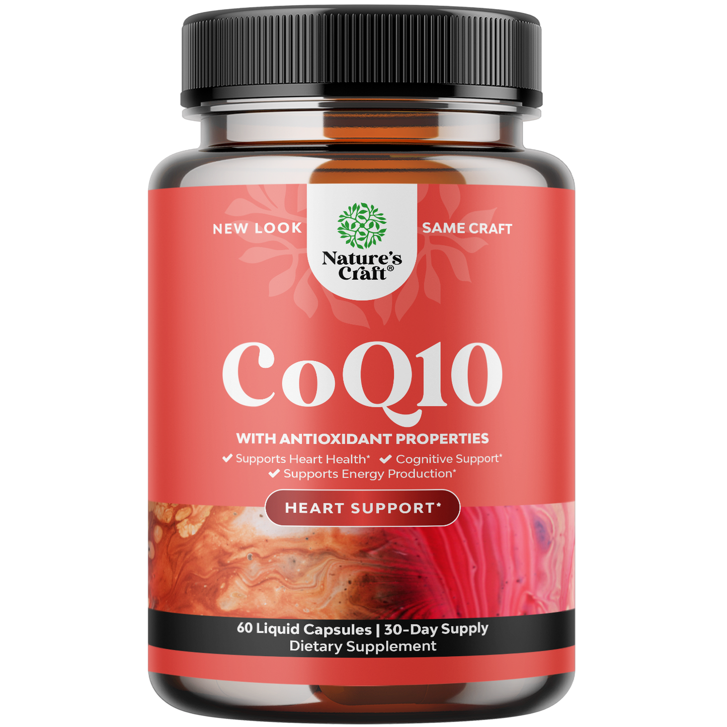 CoQ10 200mg per serving - 60 Liquid Capsules