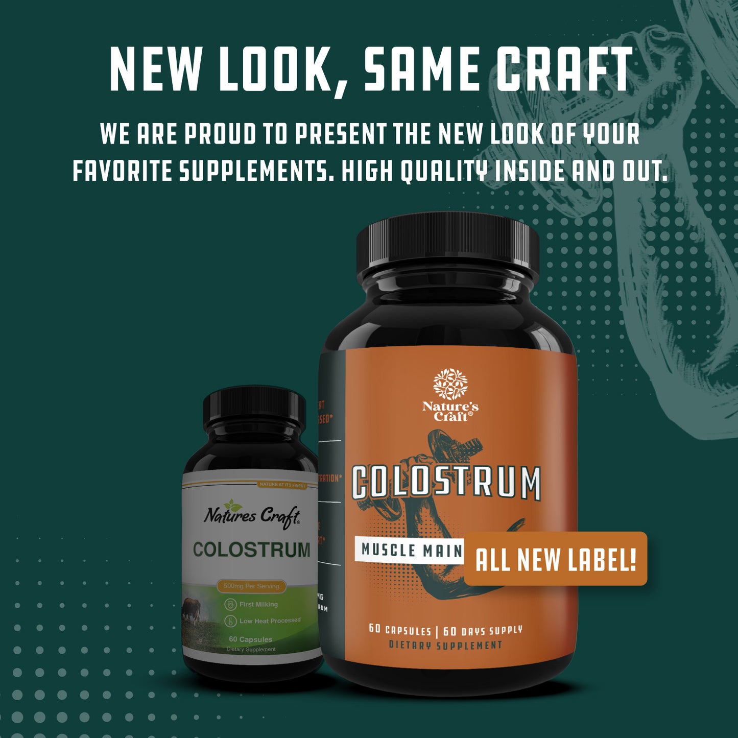 Colostrum - 60 Capsules - Nature's Craft