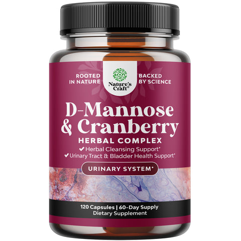 D Mannose & Cranberry 1000mg per serving
