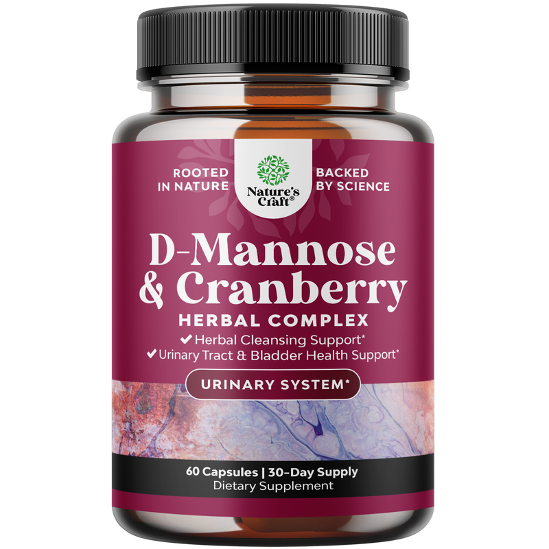 D Mannose & Cranberry 1000mg per serving