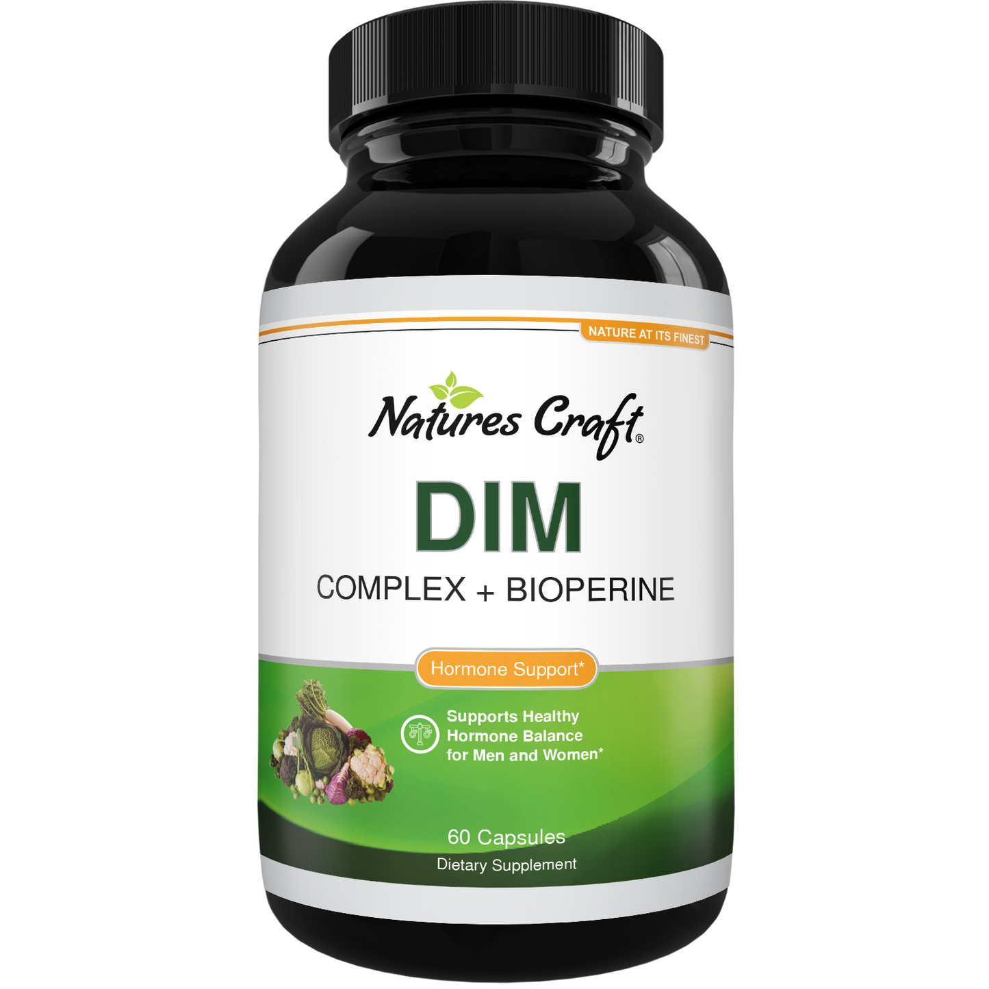 DIM Complex with BioPerine - 60 Capsules - Nature's Craft