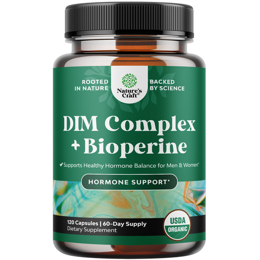DIM Complex + Bioperine 300mg per serving - 120 Capsules