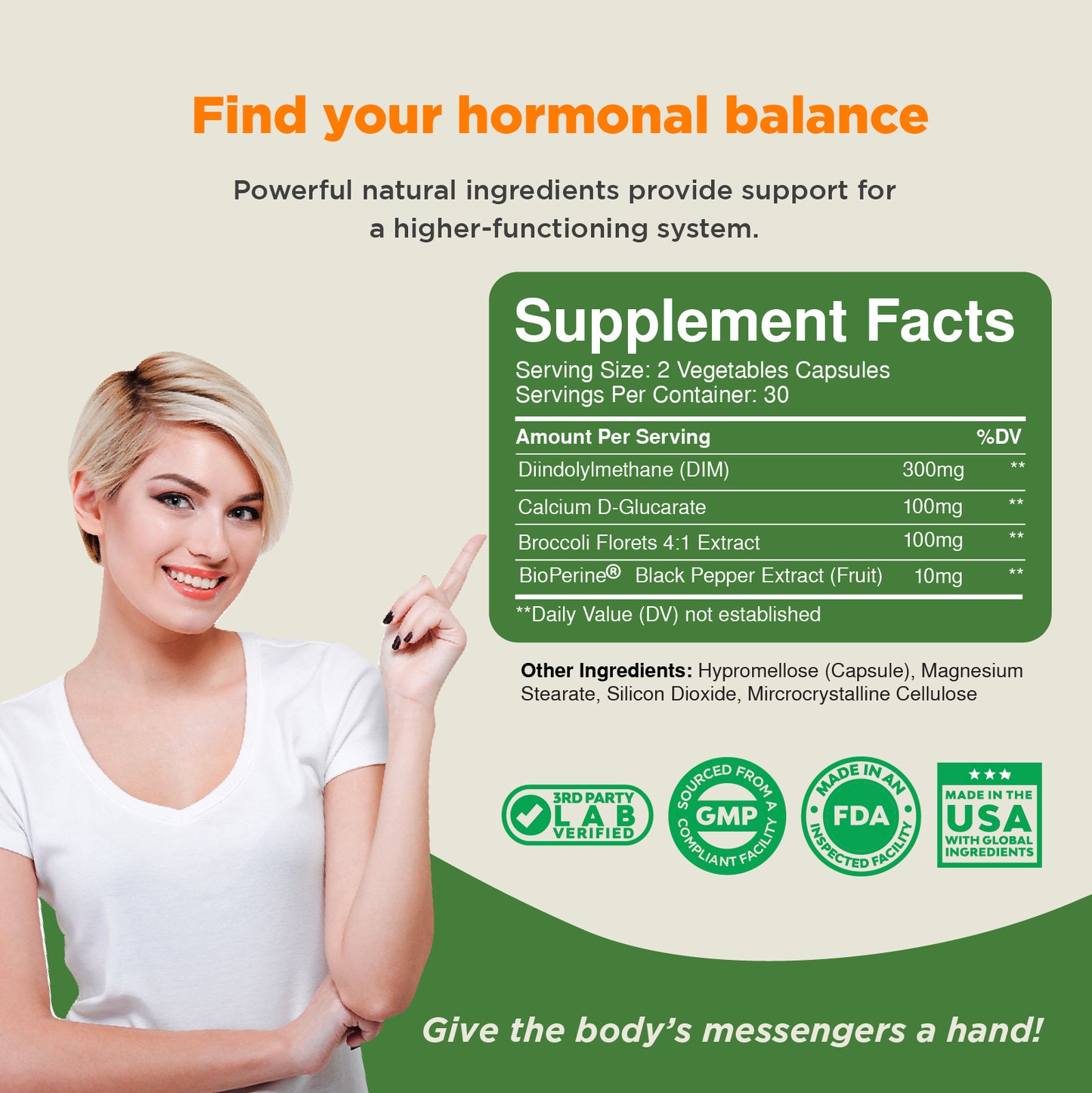 DIM Complex with BioPerine - 60 Capsules – Nature's Craft