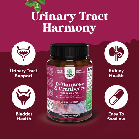 D Mannose & Cranberry 1000mg per serving