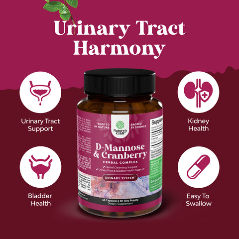 D Mannose & Cranberry 1000mg per serving
