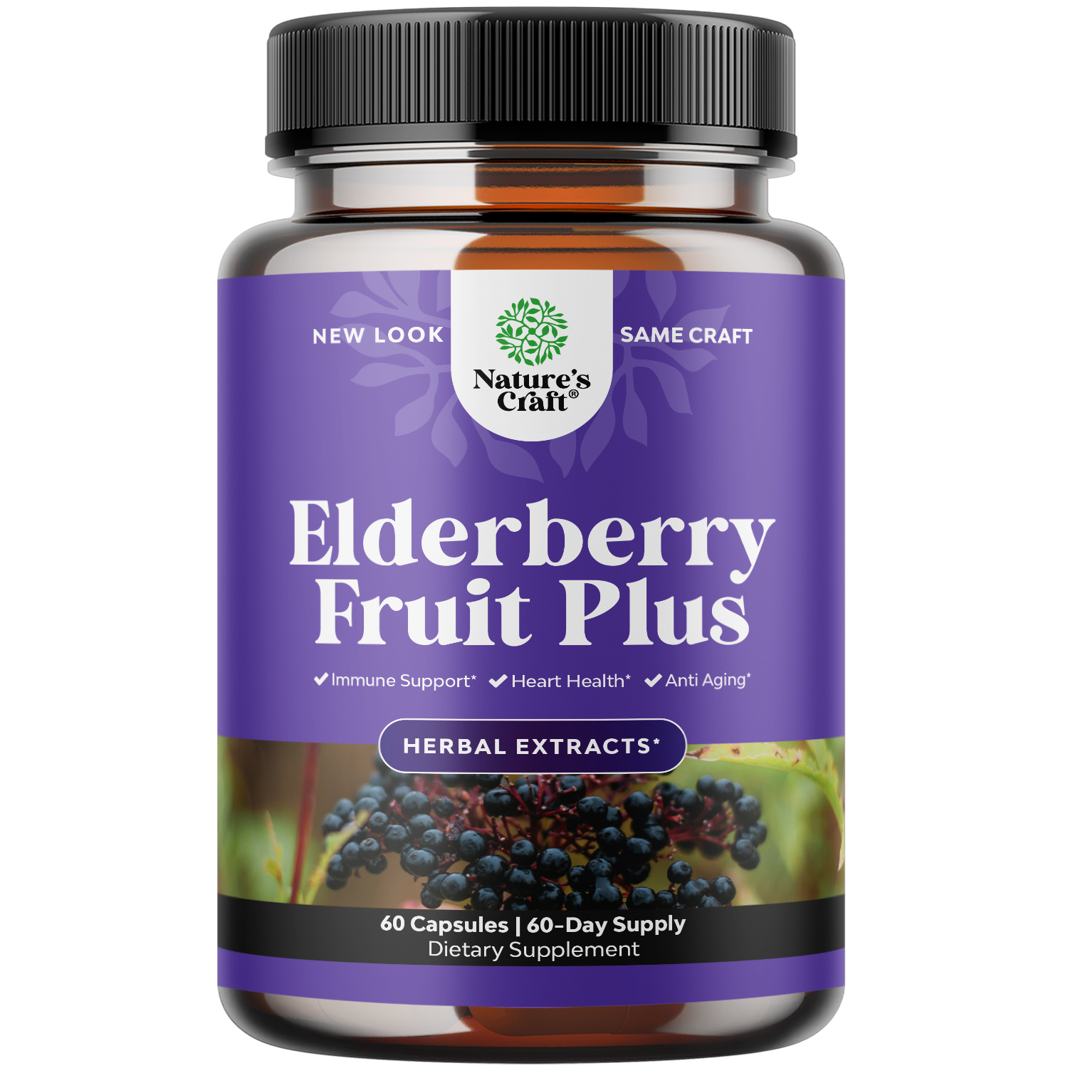 Elderberry Fruit Plus - 60 Capsules