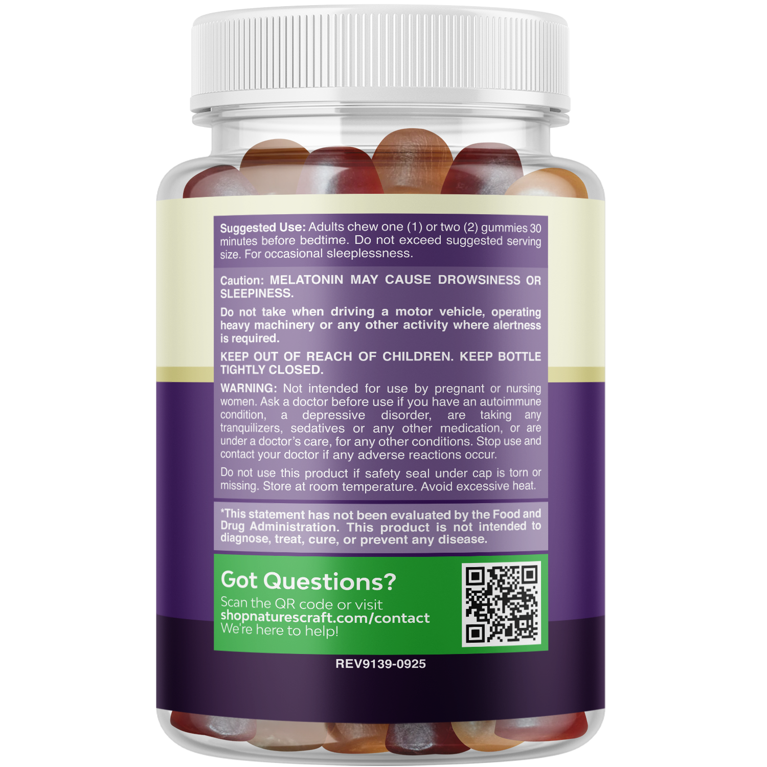 Melatonin Gummies 10mg per serving