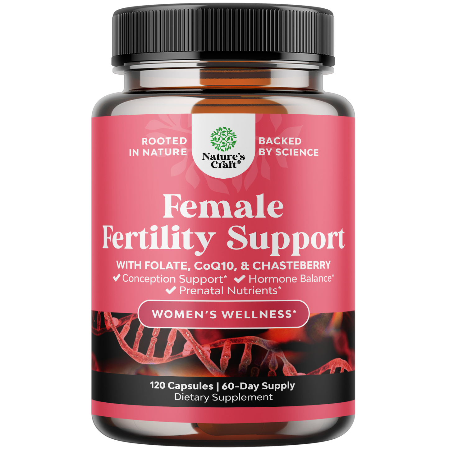 Fertility Booster for Females - 120 Capsules - Nature's Craft