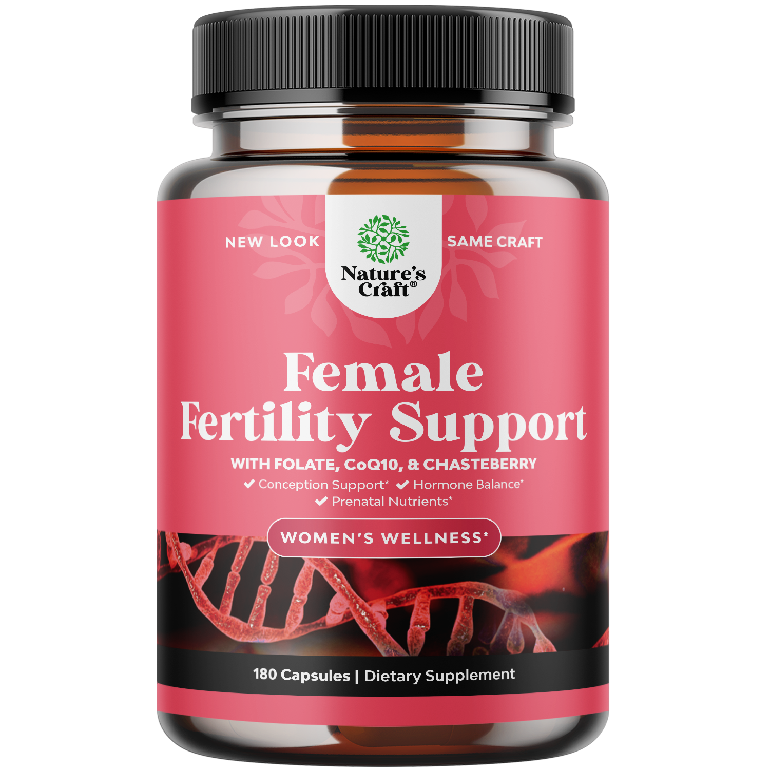 Fertility Booster for Females - 180 Capsules - Nature's Craft