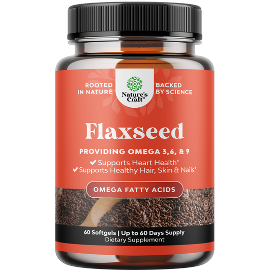 Flaxseed 1000mg per serving - 60 Softgels