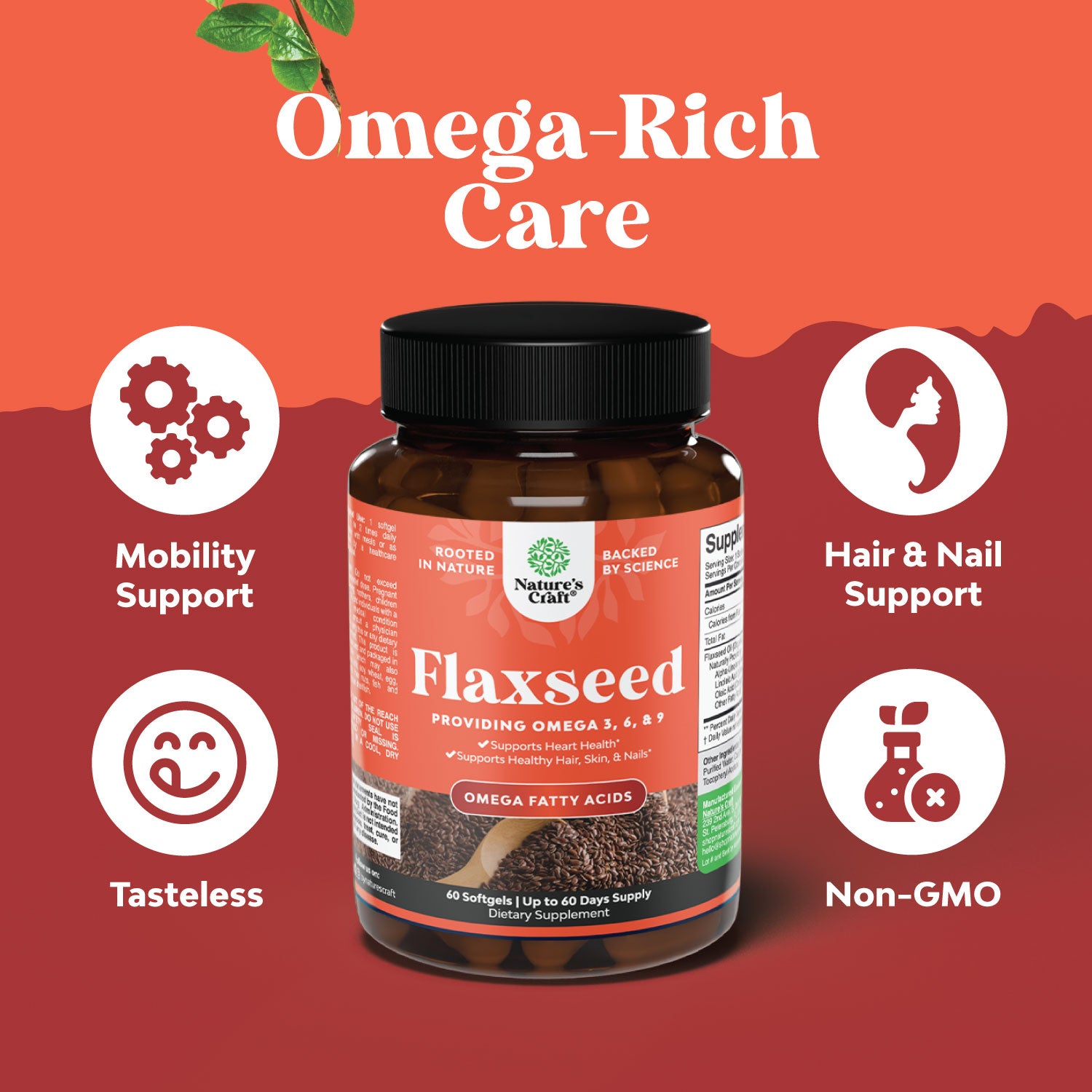 Flaxseed 1000mg per serving