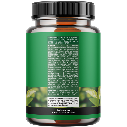 Green Tea Extract - 60 Capsules
