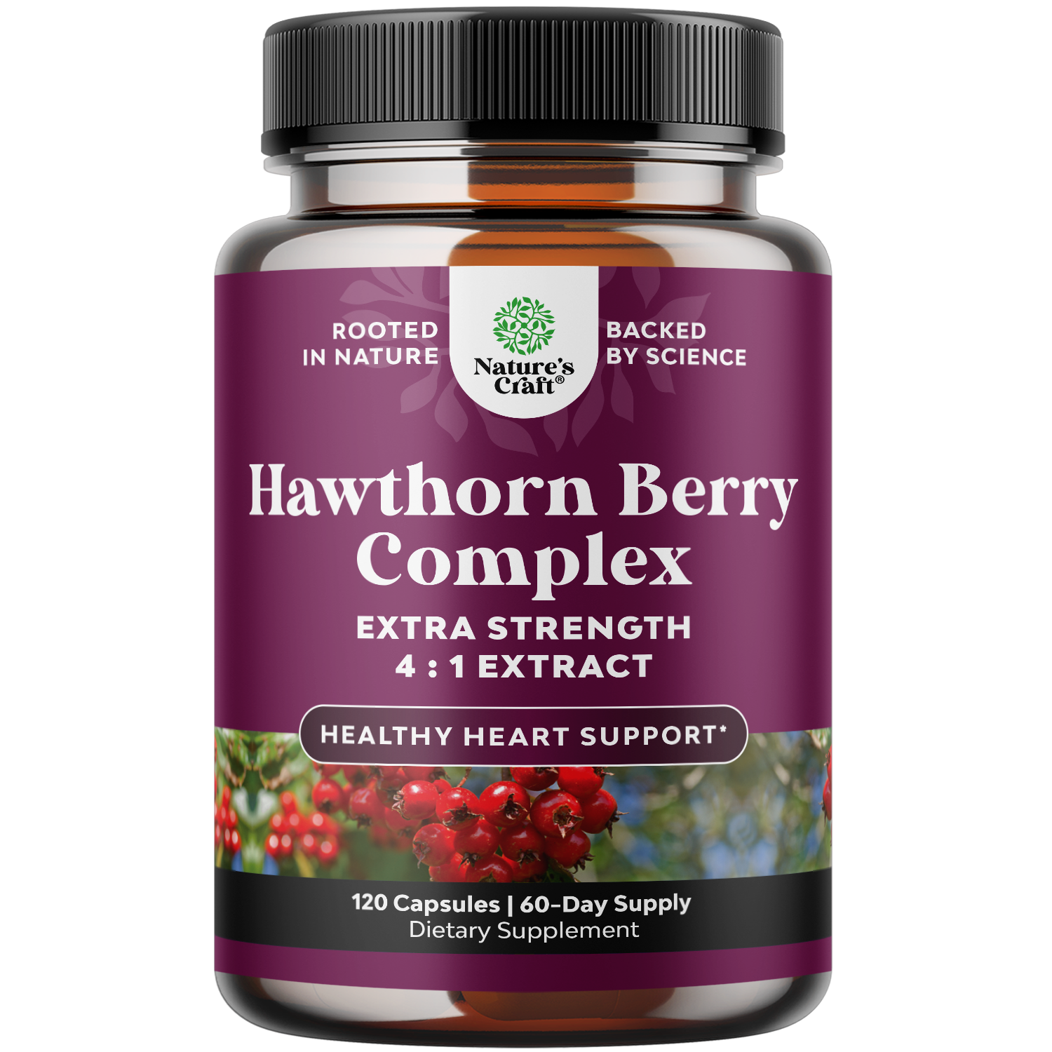 Hawthorn Berry Complex 1330mg per serving