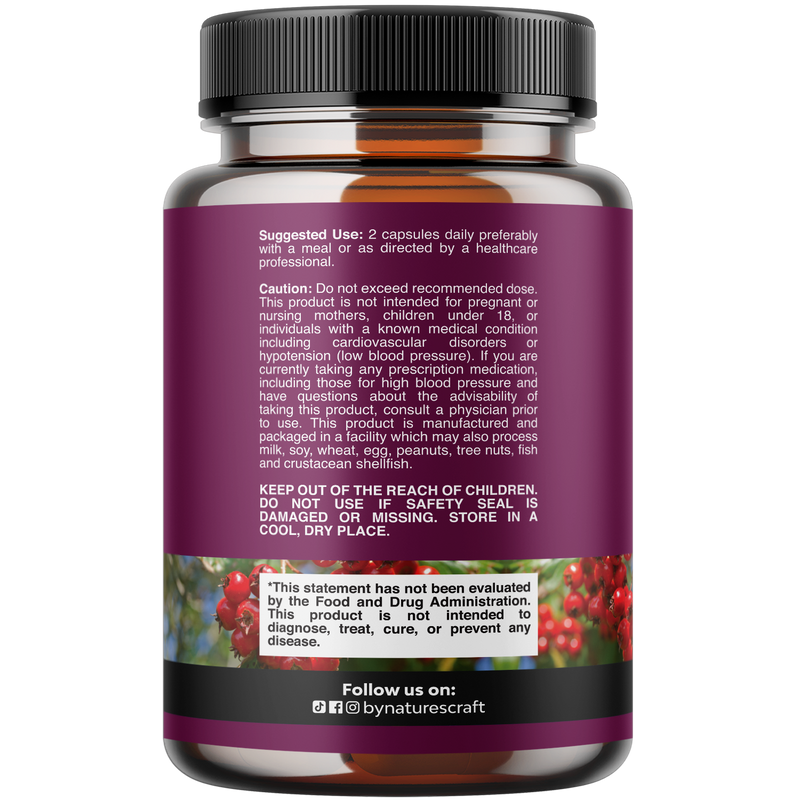 Hawthorn Berry Complex 1330mg per serving