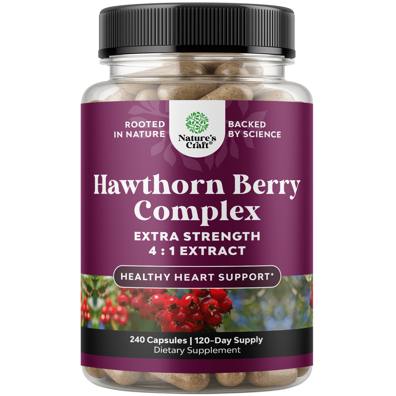 Hawthorn Berry Complex 1330mg per serving