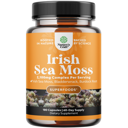 Irish Sea Moss - 180 Capsules - Nature's Craft