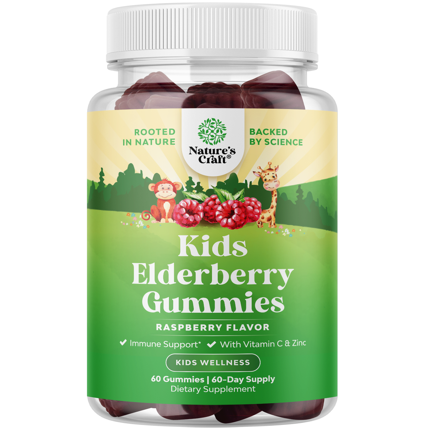 Elderberry for Kids - 60 Gummies - Nature's Craft