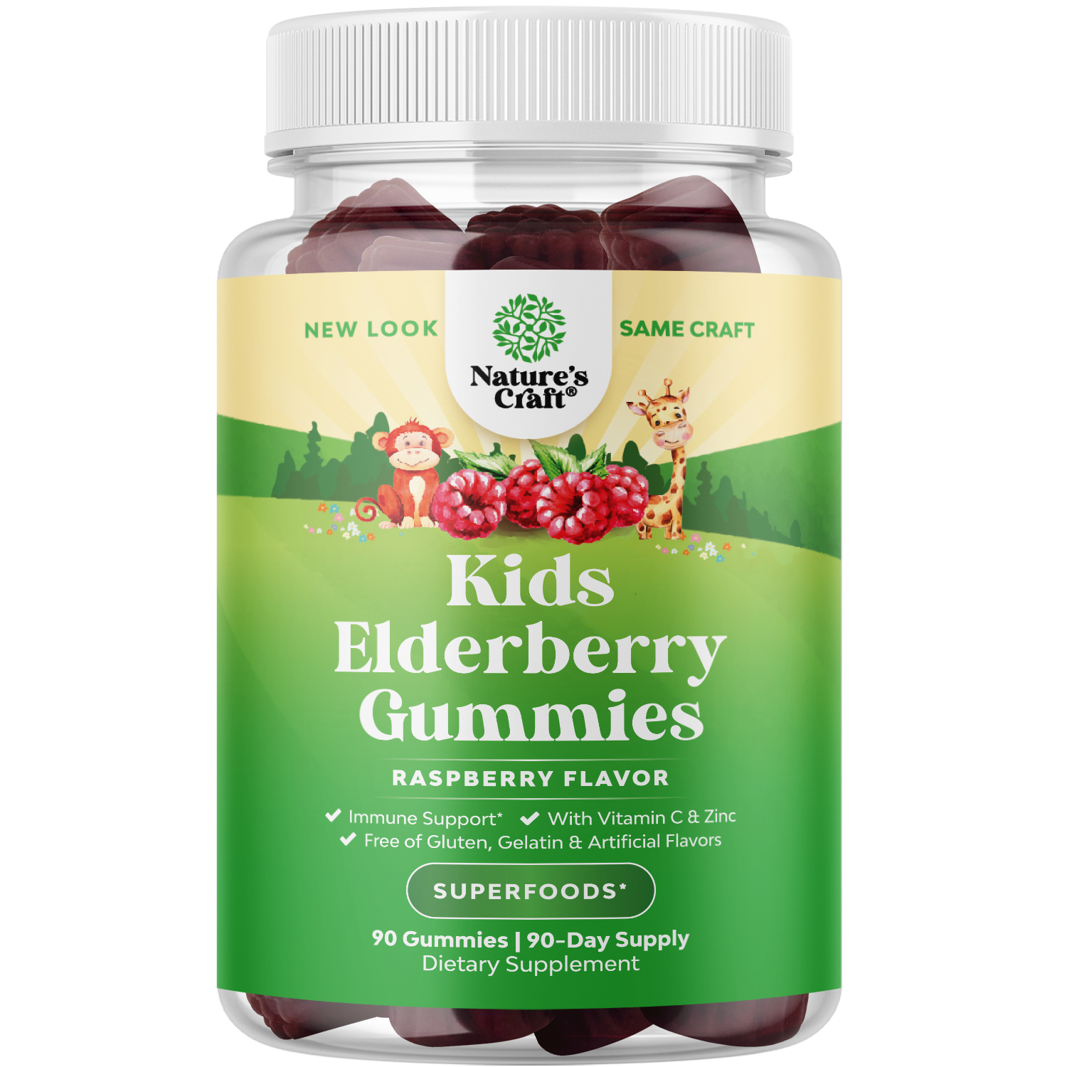 Elderberry for Kids - 90 Gummies - Nature's Craft