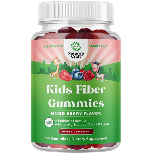 Fiber for Kids - 120 Gummies - Nature's Craft