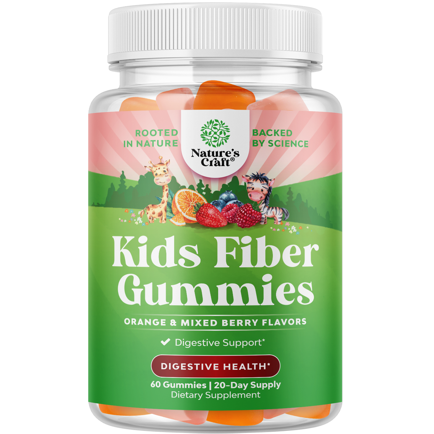 Kids Fiber Gummies - 60 Gummies