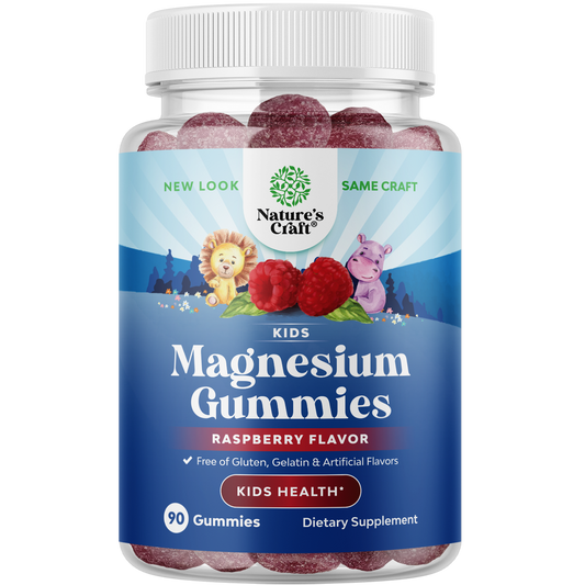 Magnesium for Kids - 90 Gummies - Nature's Craft