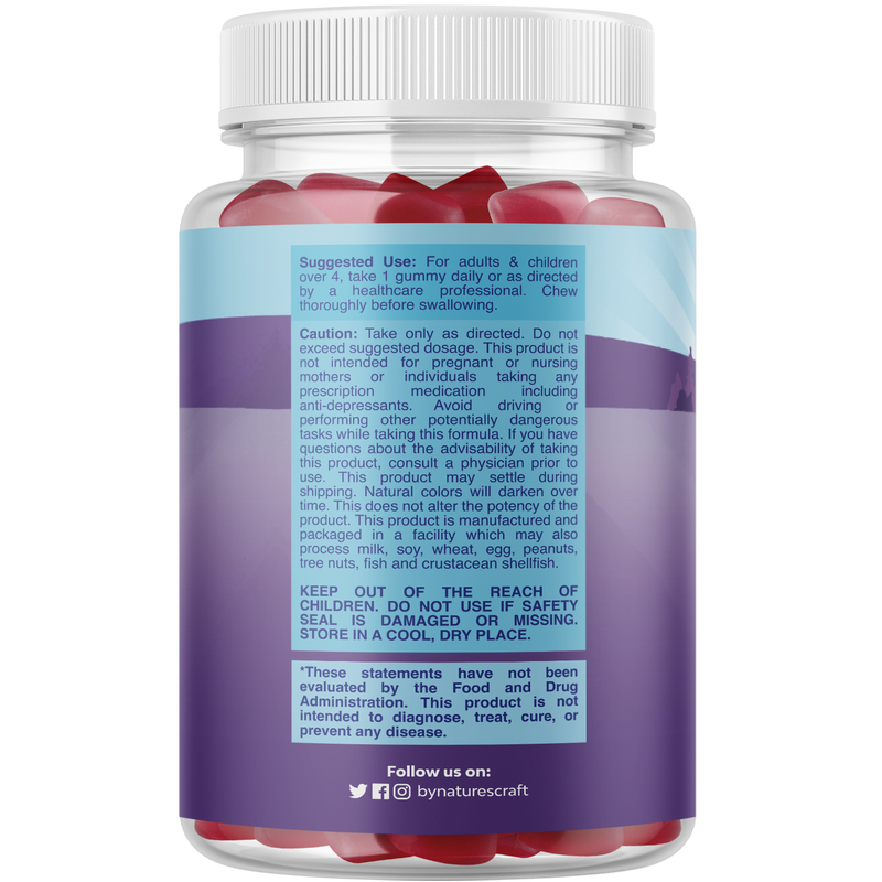 Melatonin for Kids - 60 Gummies - Nature's Craft