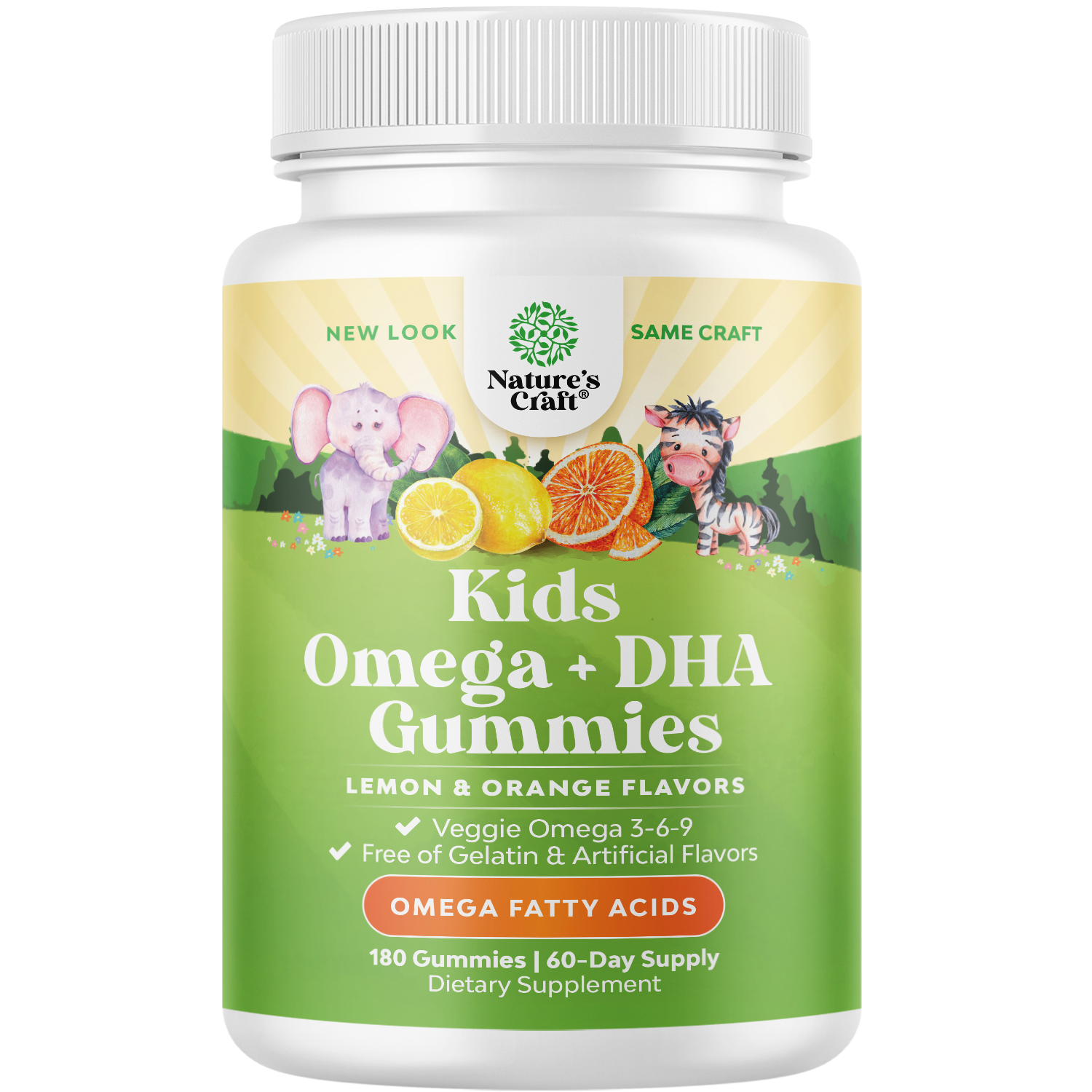 Kids Omega + DHA Gummies - 180 Gummies