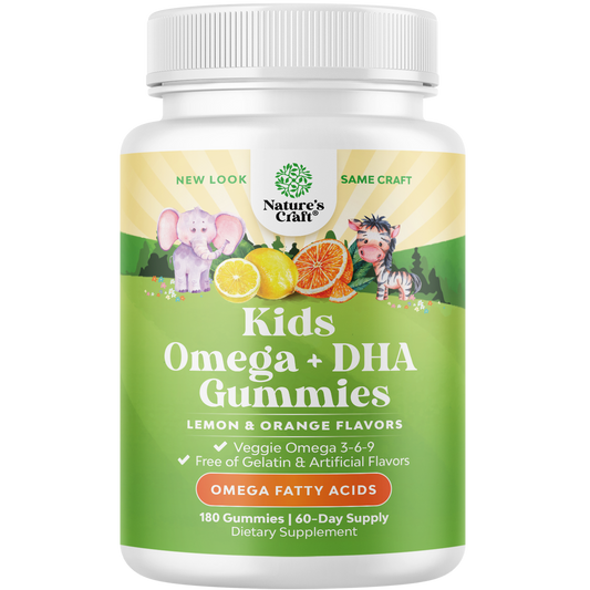Kids Omega + DHA Gummies - 180 Gummies