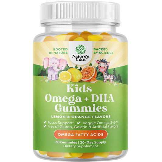 Kids Omega + DHA Gummies - 60 Gummies