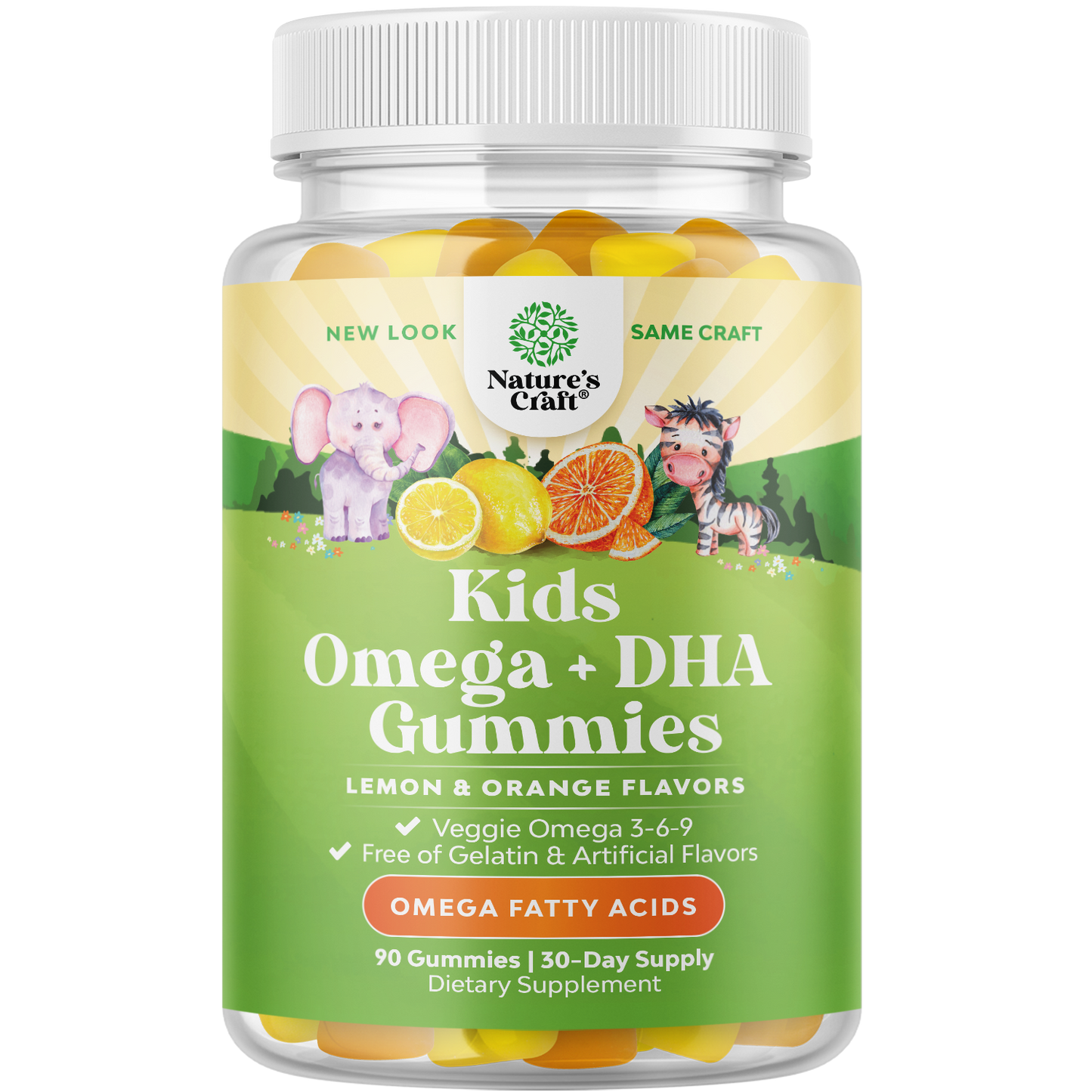 Kids Omega + DHA Gummies - 90 Gummies