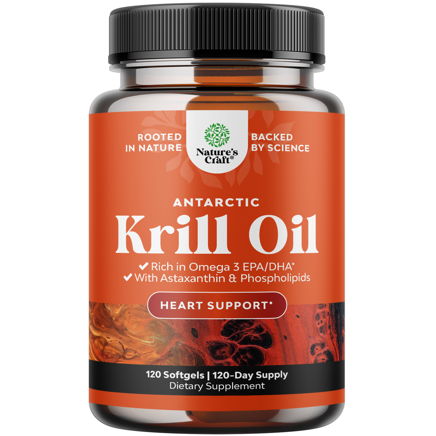Krill Oil 500mg per serving - 120 Softgels
