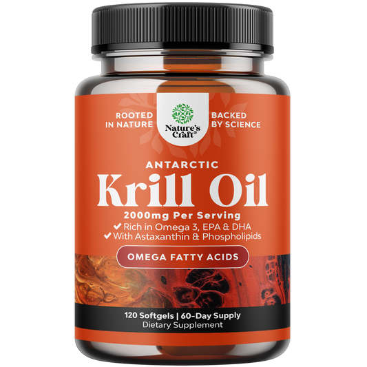 Krill Oil 2000mg per serving- 120 Softgels