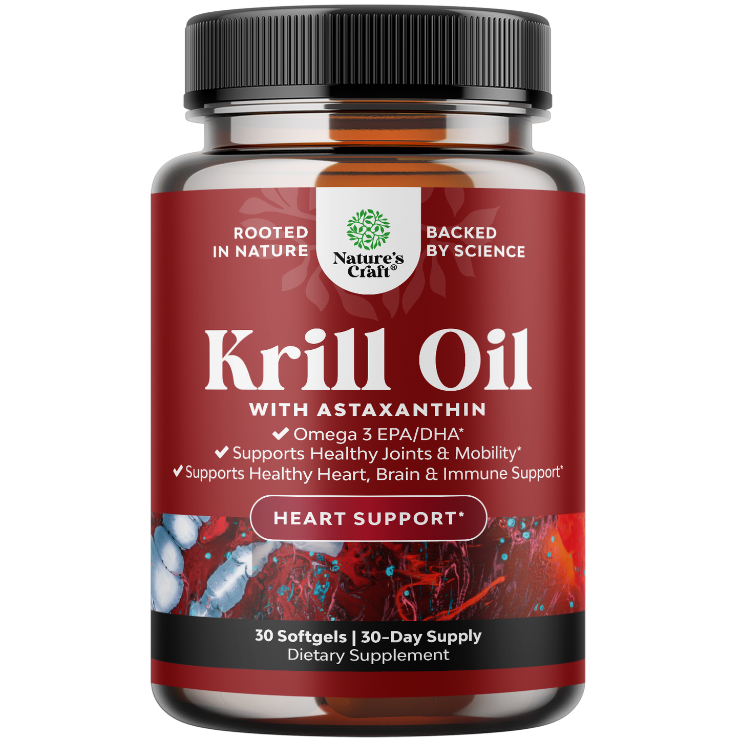 Krill Oil - 30 Softgels - Nature's Craft