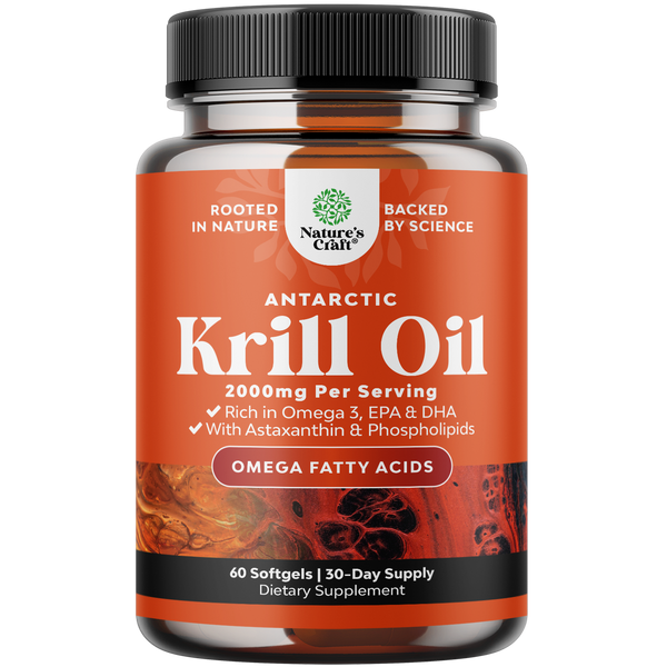 Krill Oil 2000mg per serving – Nature's Craft