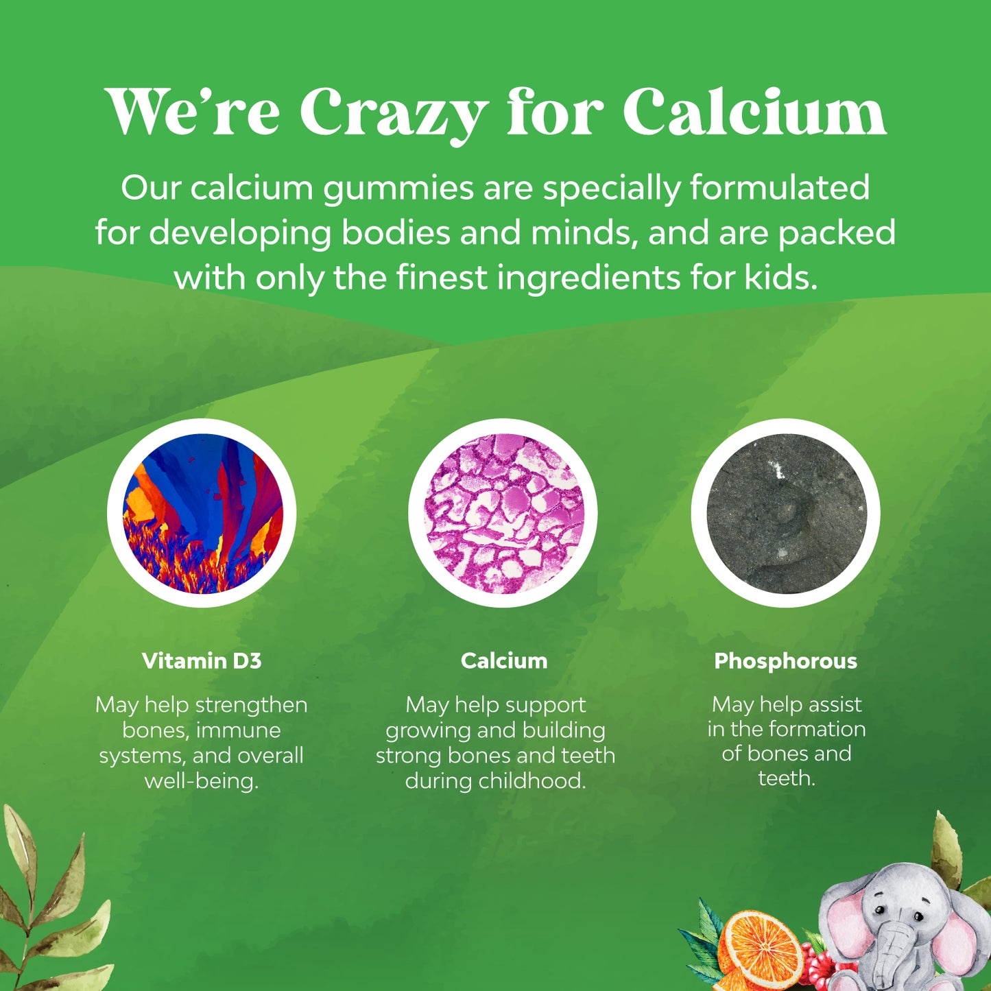 Kids Calcium Gummies - 90 Gummies
