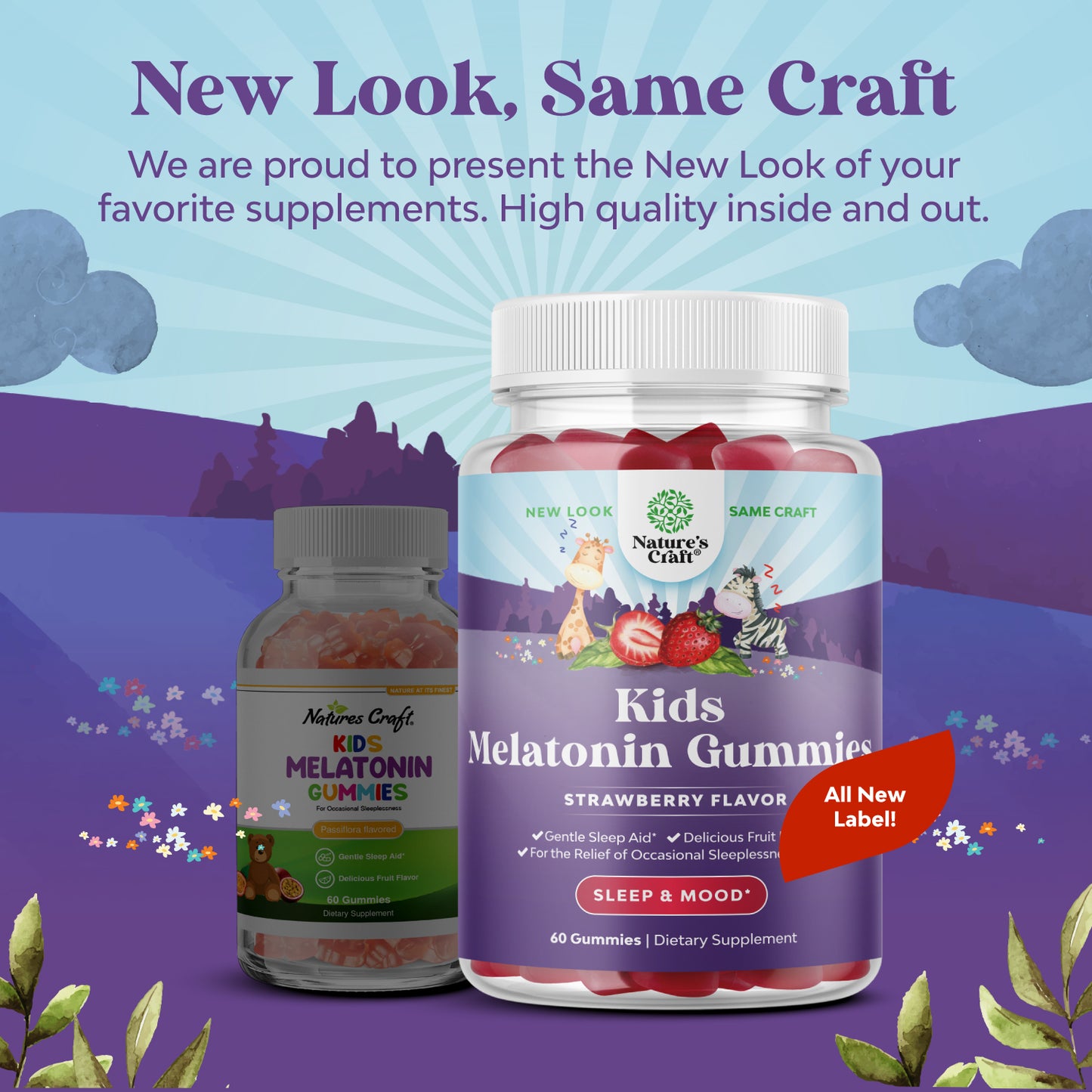 Melatonin for Kids - 60 Gummies - Nature's Craft