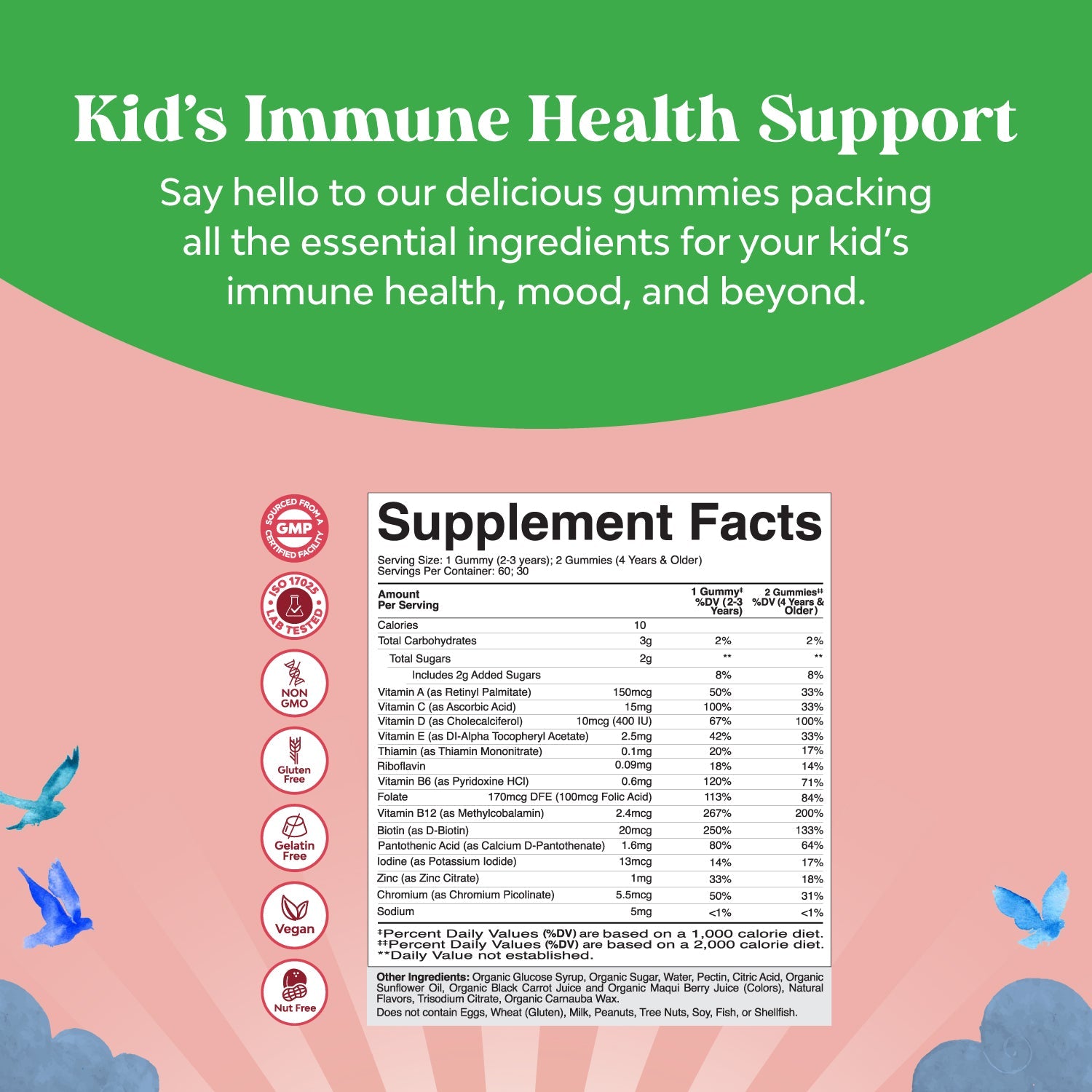 Kids Organic Multivitamin Gummies