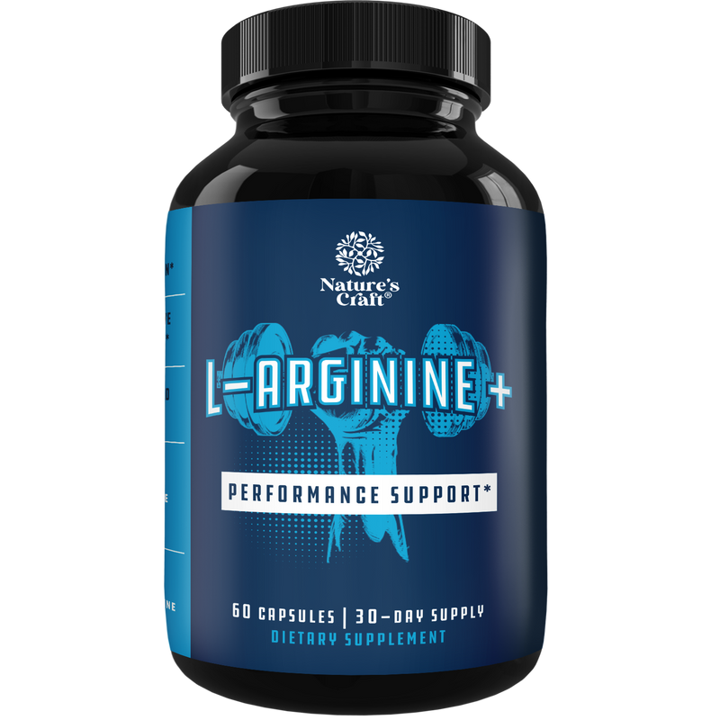 L -Arginine - 60 Capsules - Nature's Craft