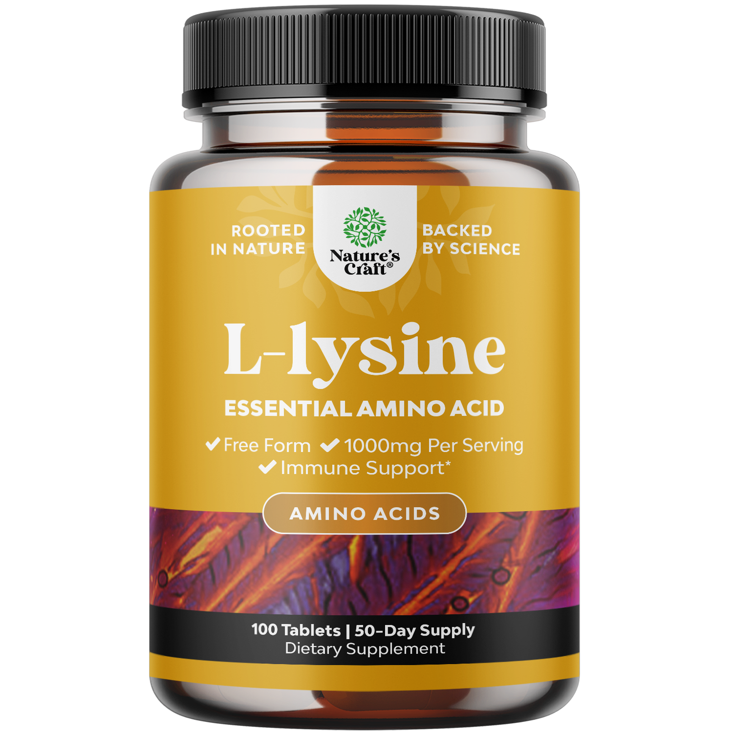 L-Lysine 1000mg per serving