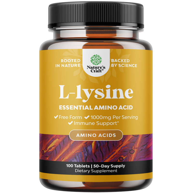 L-Lysine 1000mg per serving