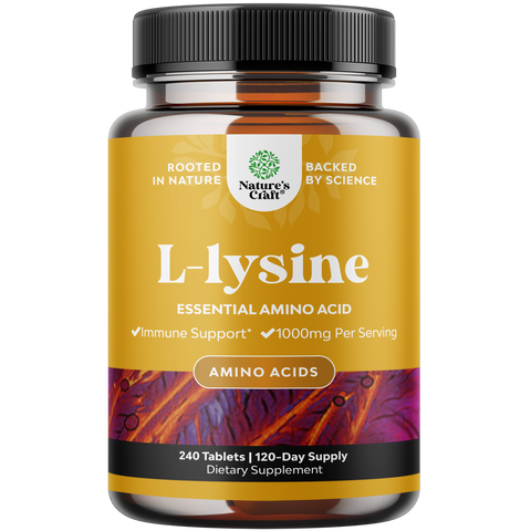 L-Lysine 1000mg per serving