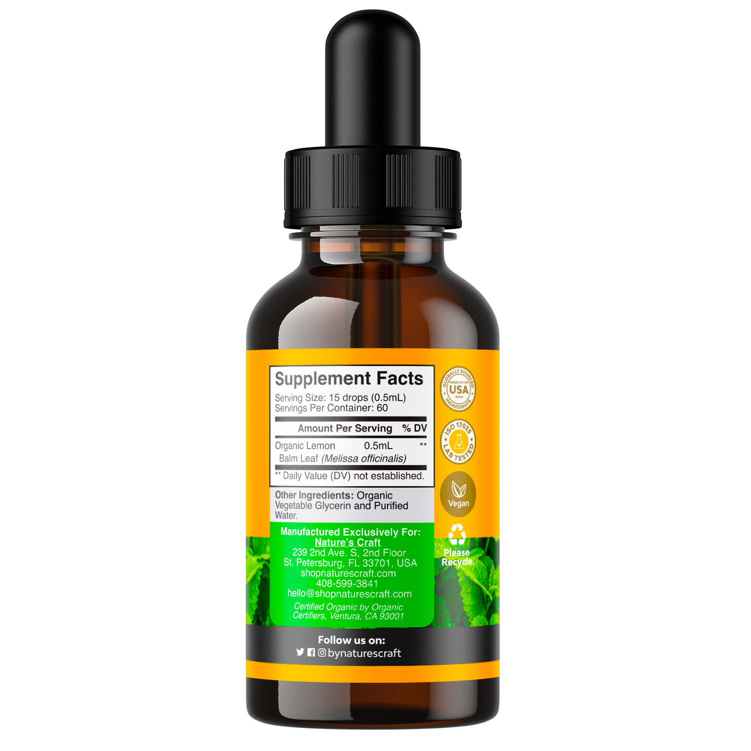 Organic Lemon Balm - 100% Organic