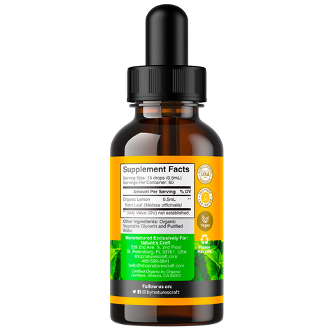 Organic Lemon Balm - 100% Organic