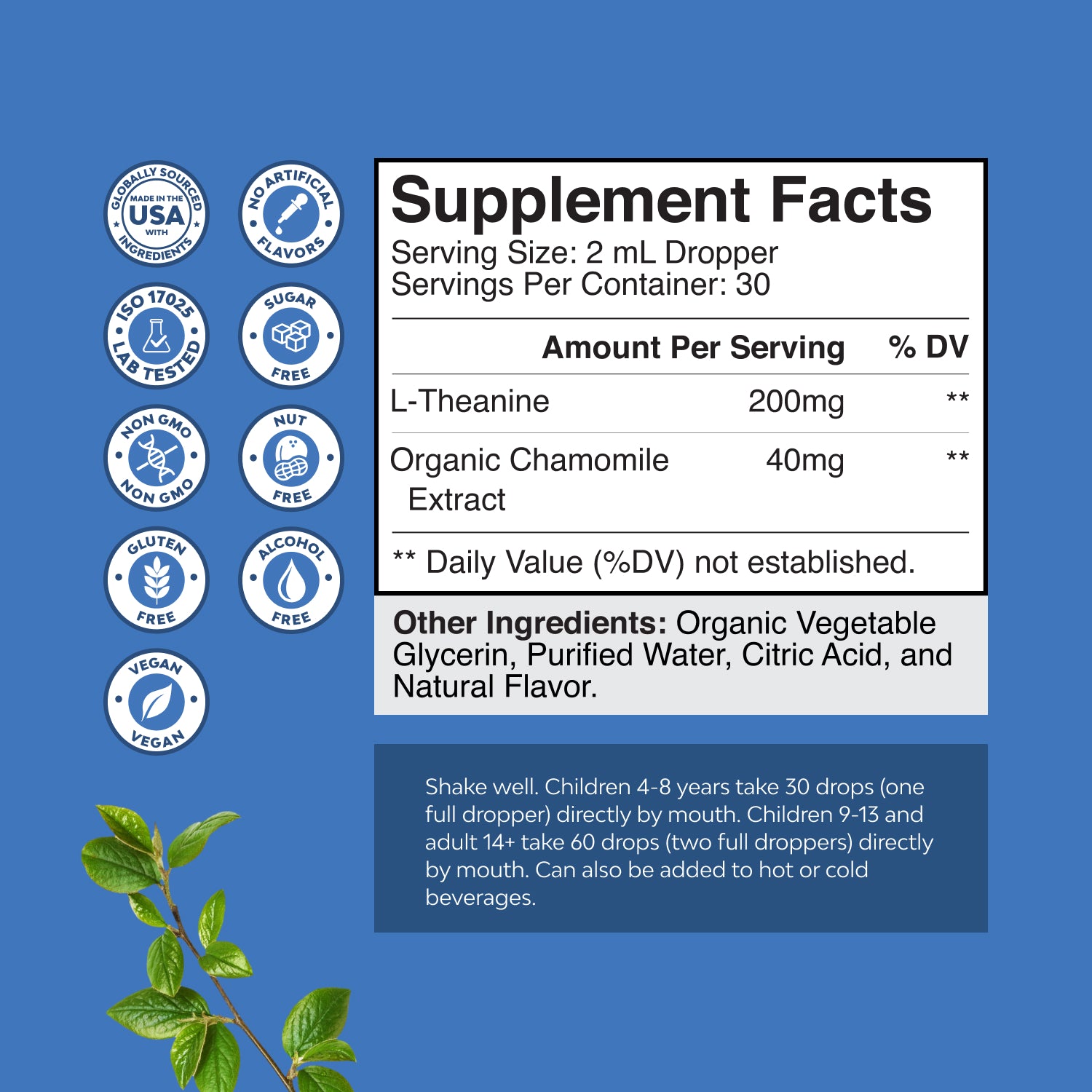 L-Theanine 200mg per serving