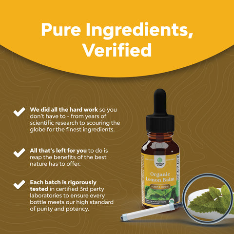 Organic Lemon Balm - 100% Organic