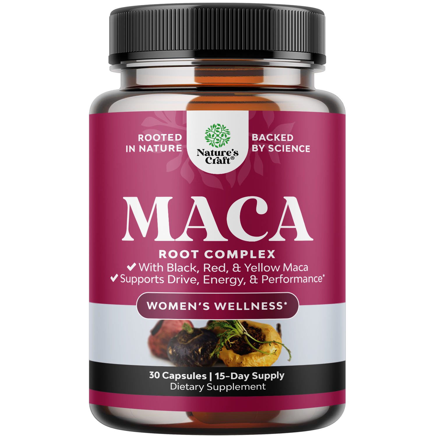 Women's MACA Root Complex 1500mg per serving – Nature's Craft