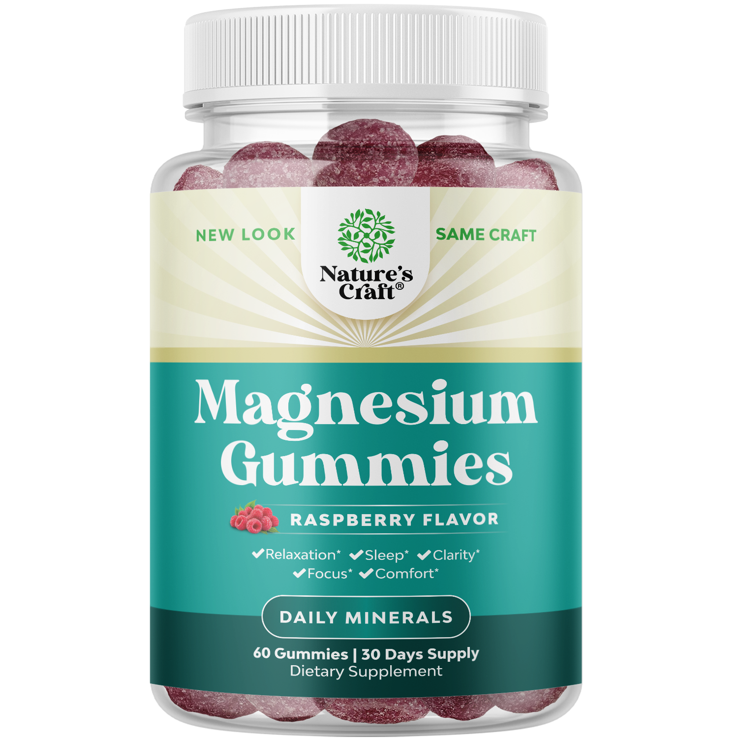 Magnesium Gummies 170mg per serving- 60 Gummies